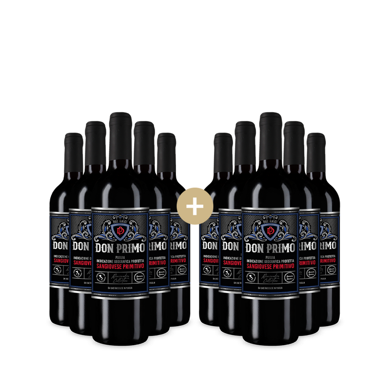 5+5 Flaschen Sangiovese Primitivo 2024 – Gold