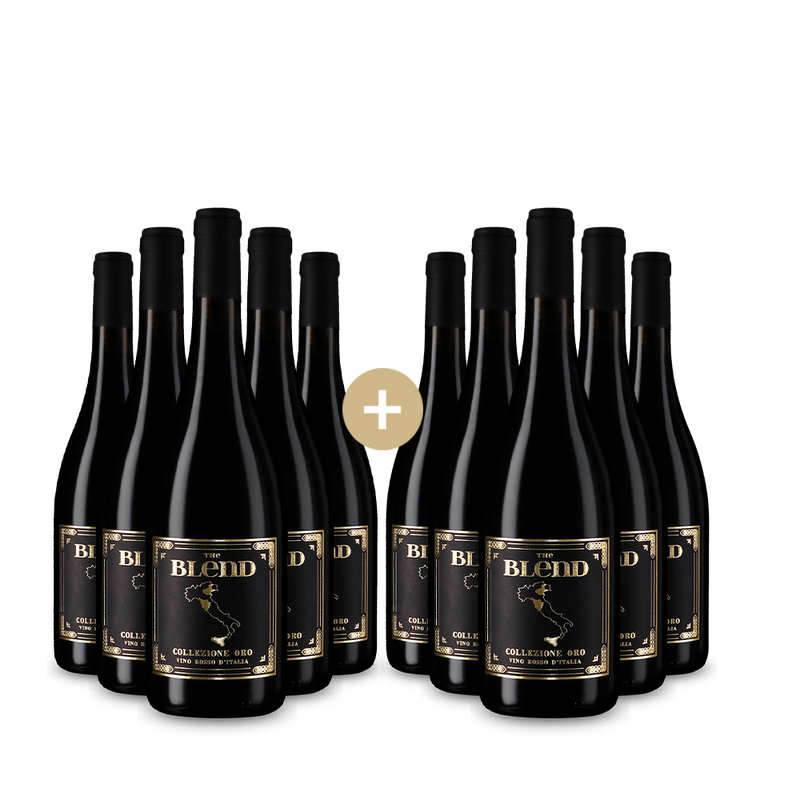 5+5 Flaschen The Blend Collezione Oro – Gold
