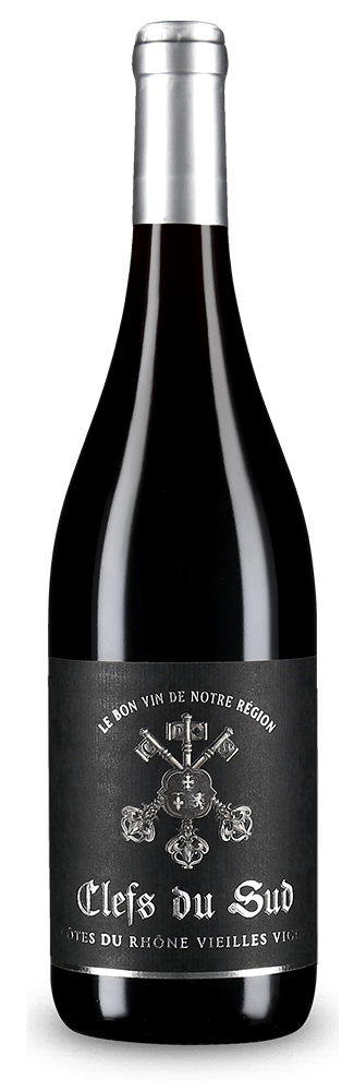 Clefs du Sud Côtes du Rhône Vieilles Vignes 2023 – Gold