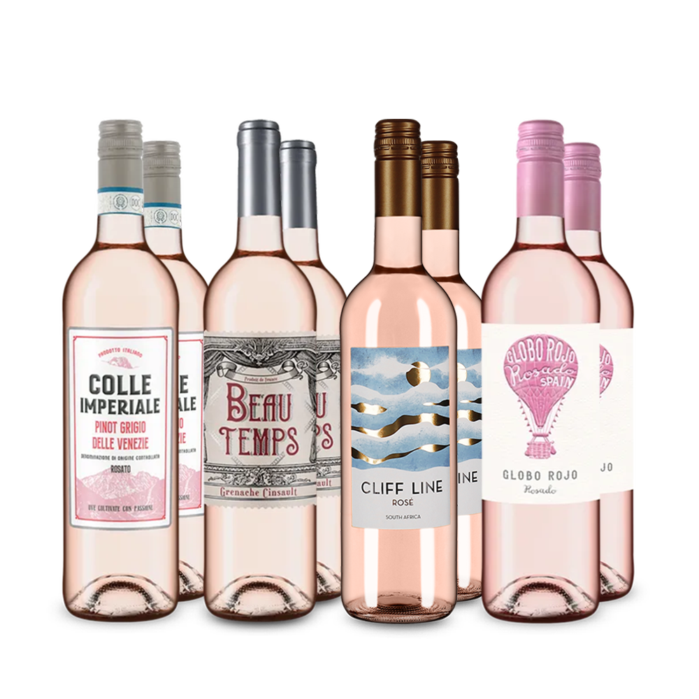 Internationale Rosé-Hits im 4x2-Paket – Gold