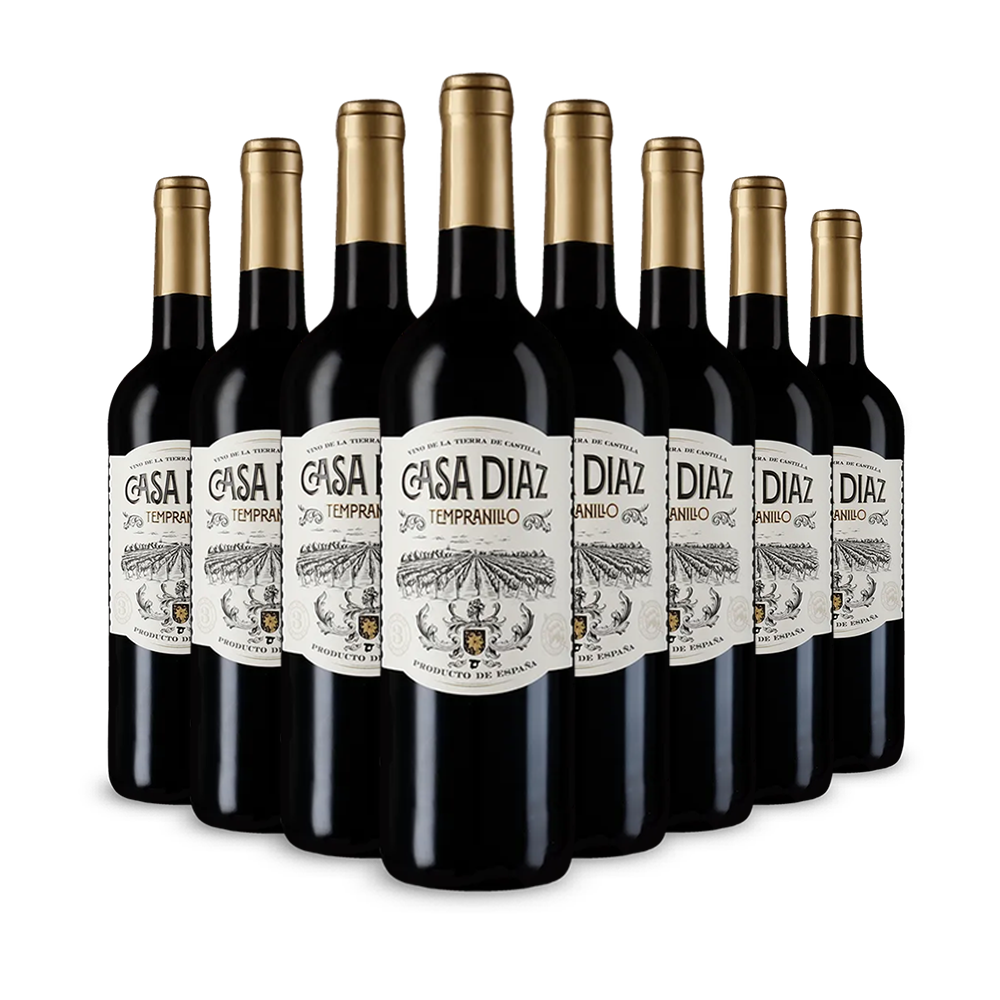 8 Flaschen Tempranillo 2023 – Gold