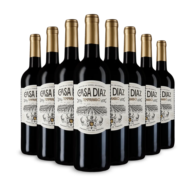 8 Flaschen Tempranillo 2023 – Gold