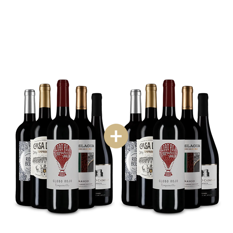 5+5 Flaschen: Spanische Rotwein-Hits – Gold