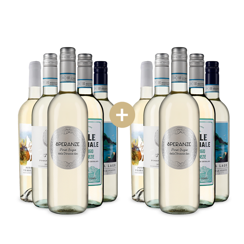 5+5 Flaschen: Pinot-Grigio-Stars – Gold