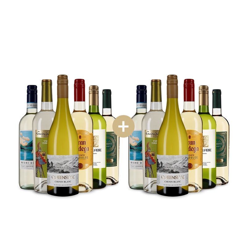 6+6 Flaschen: Internationale Weißwein-Hits – Gold