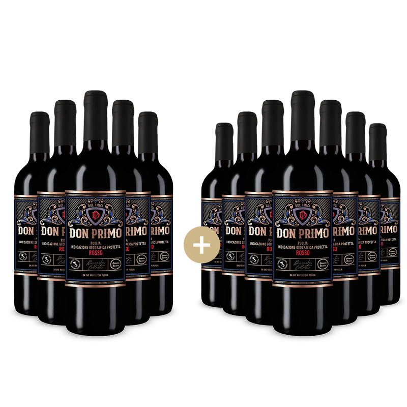 5+7 Flaschen Rosso Puglia 2023 – Gold