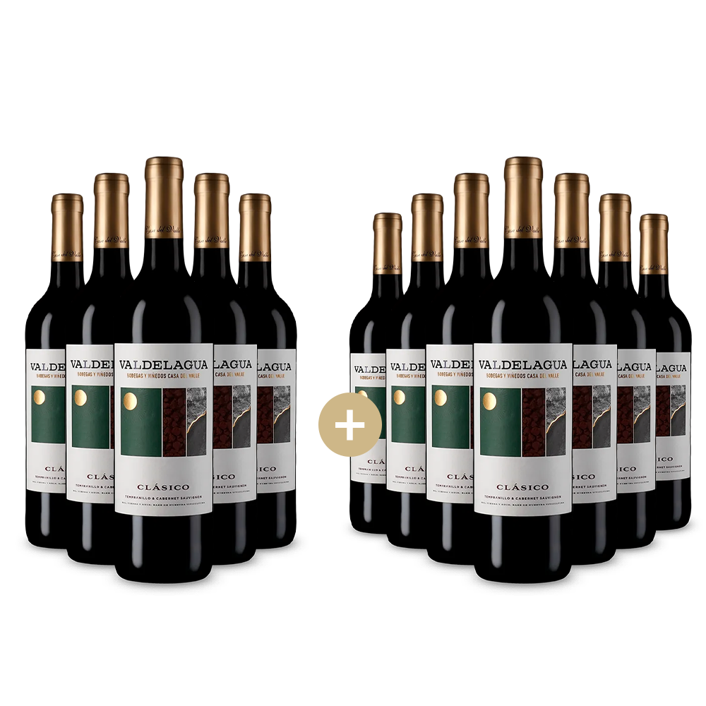 5+7 Flaschen Valdelagua Clásico Tinto 2023 – Gold