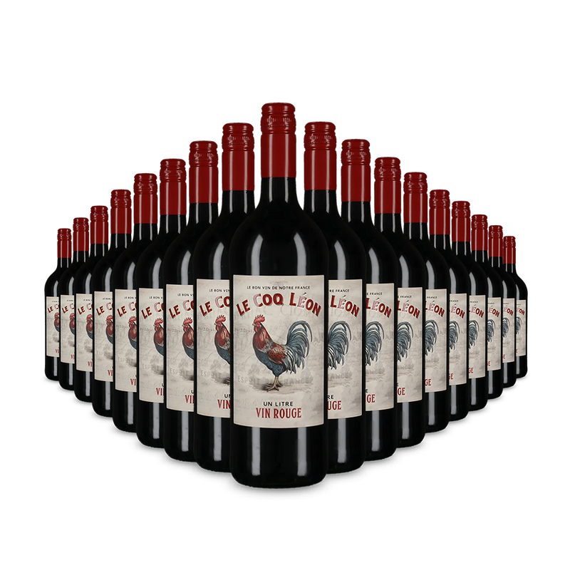 18 Flaschen Un Litre Vin Rouge