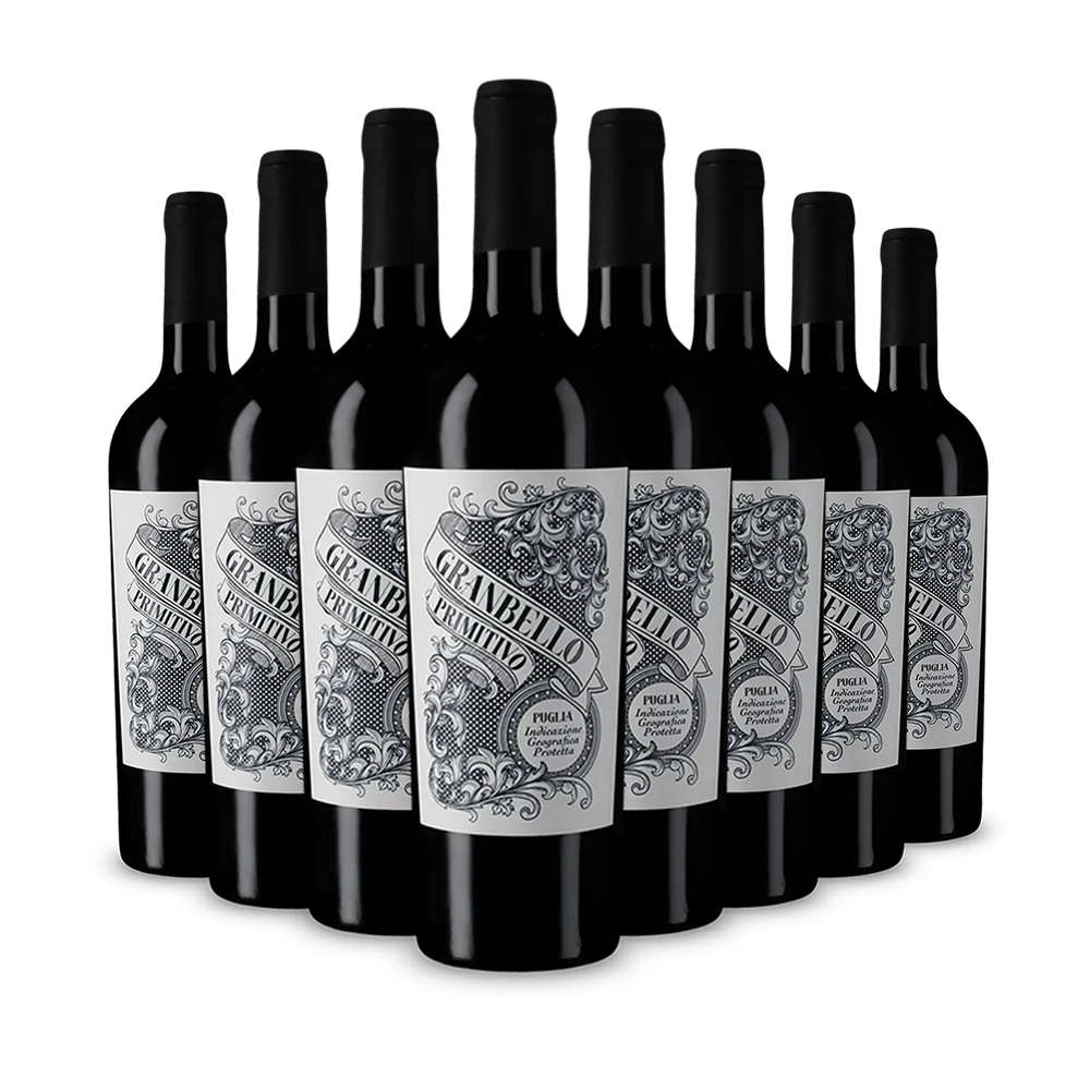 8 Flaschen Primitivo 2022 – Gold