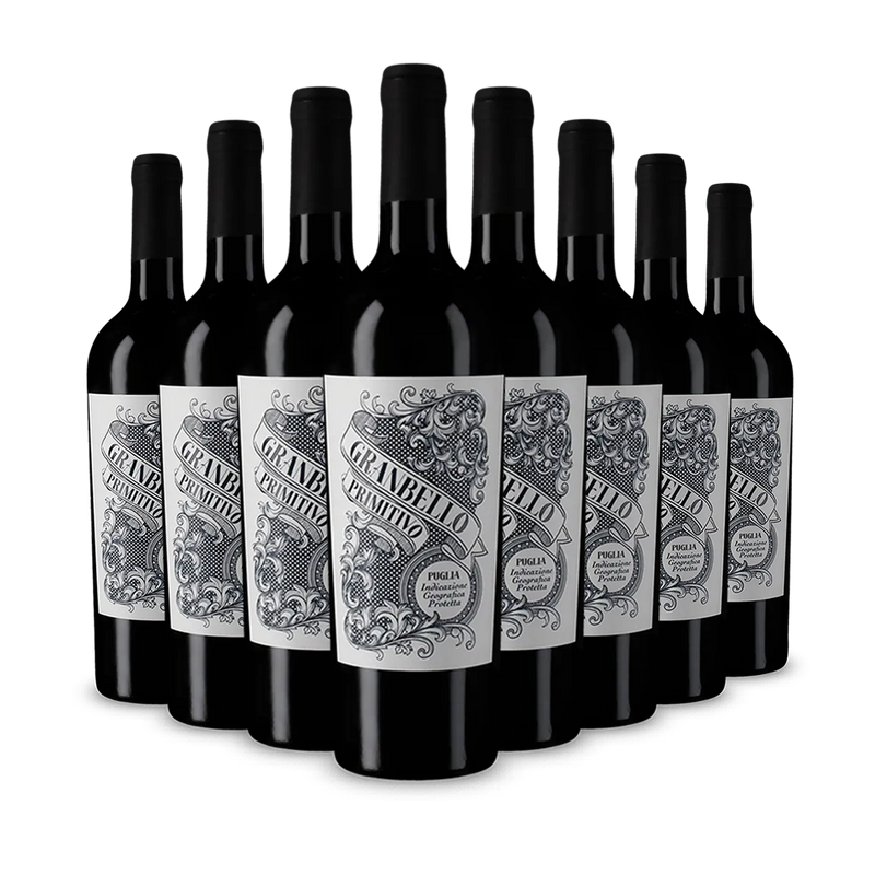 8 Flaschen Primitivo 2022 – Gold