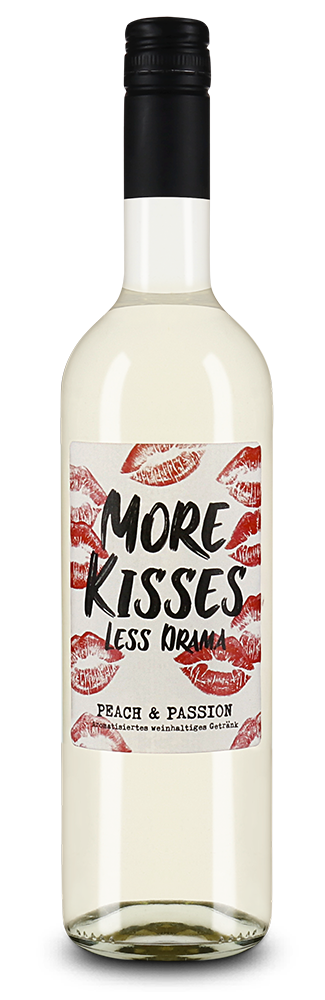 More kisses less drama Peach & Passion