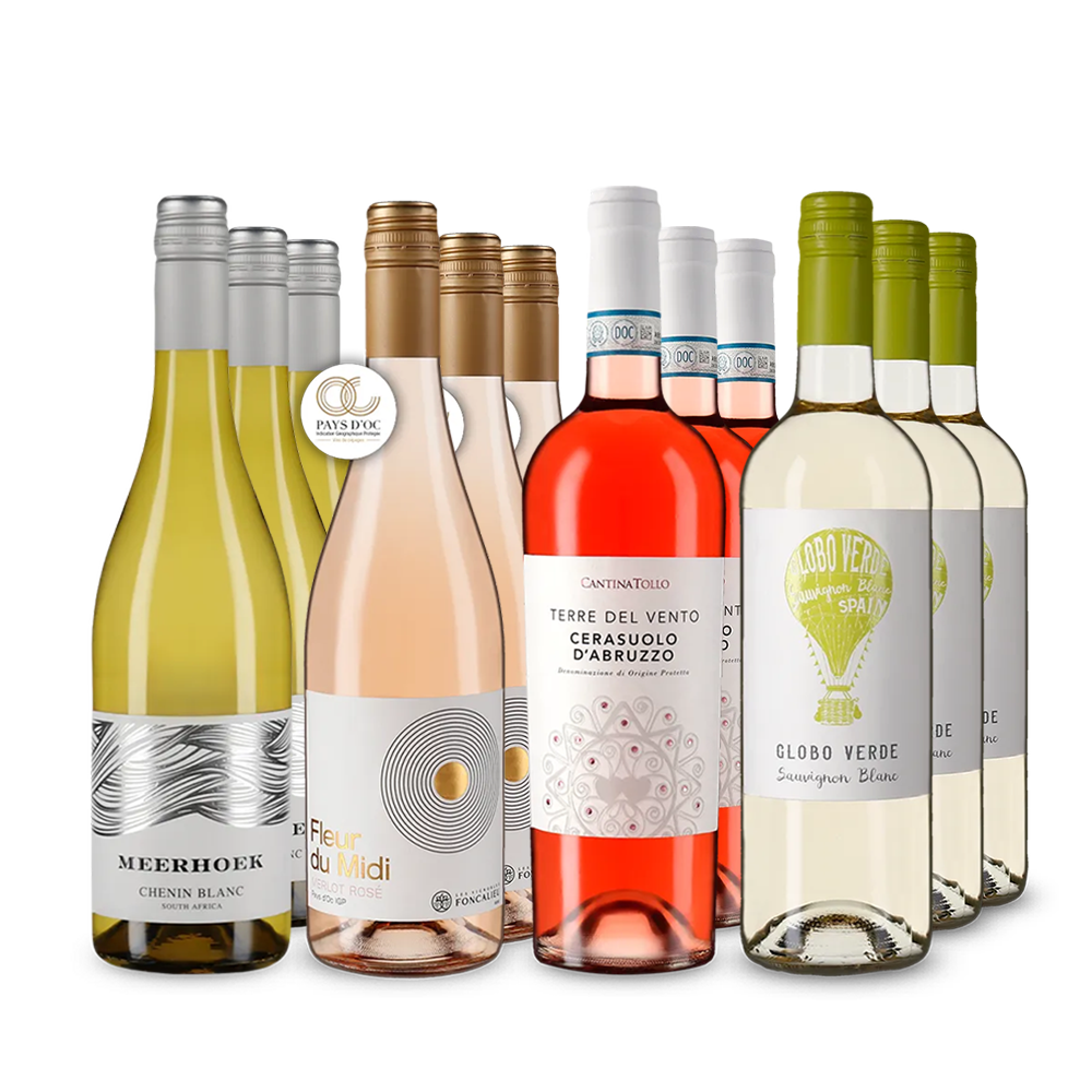 4x3 Stars in Weiß & Rosé – Gold