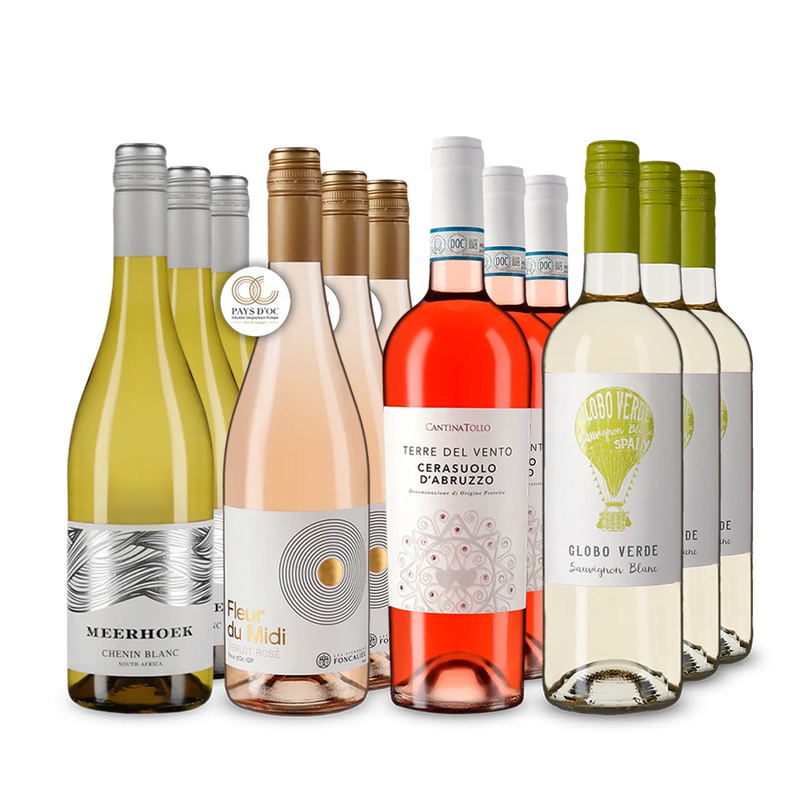 4x3 Stars in Weiß & Rosé – Gold