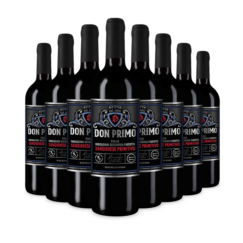 8 Flaschen Sangiovese Primitivo 2024 – Gold