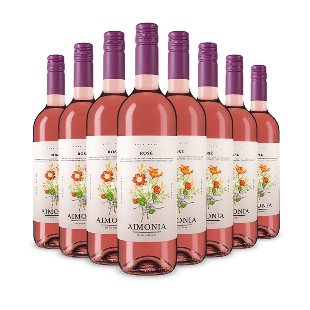 8 Flaschen Aimonia Rosé 2024 – Gold