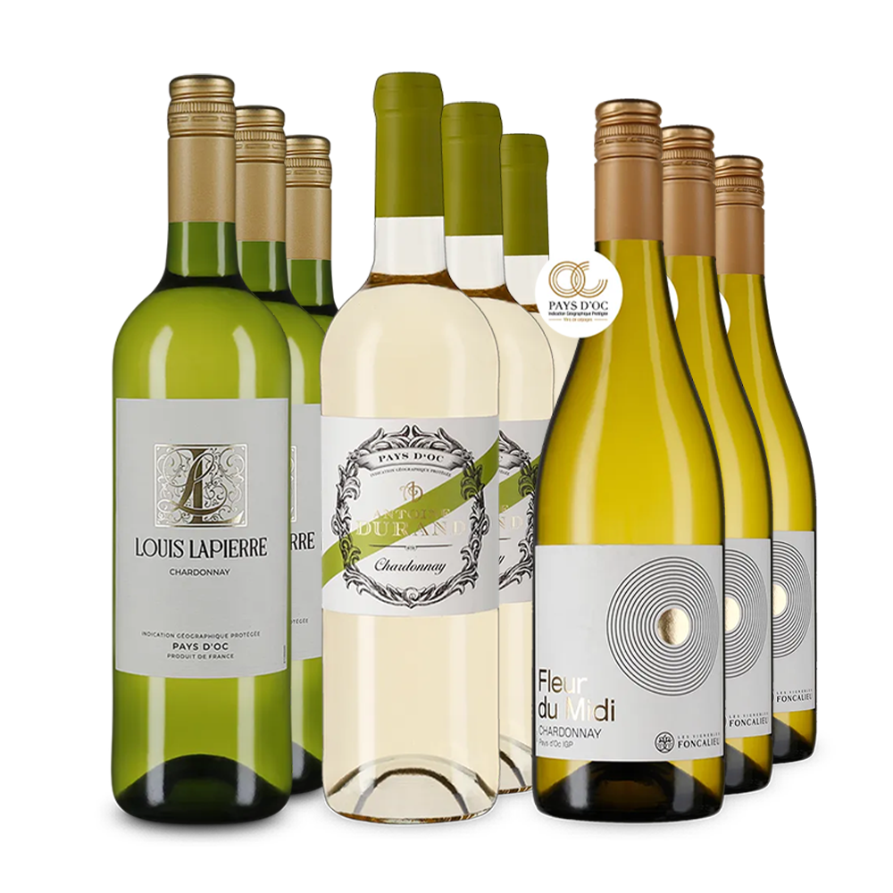 Französische Chardonnay-Stars im 3x3-Paket – Gold