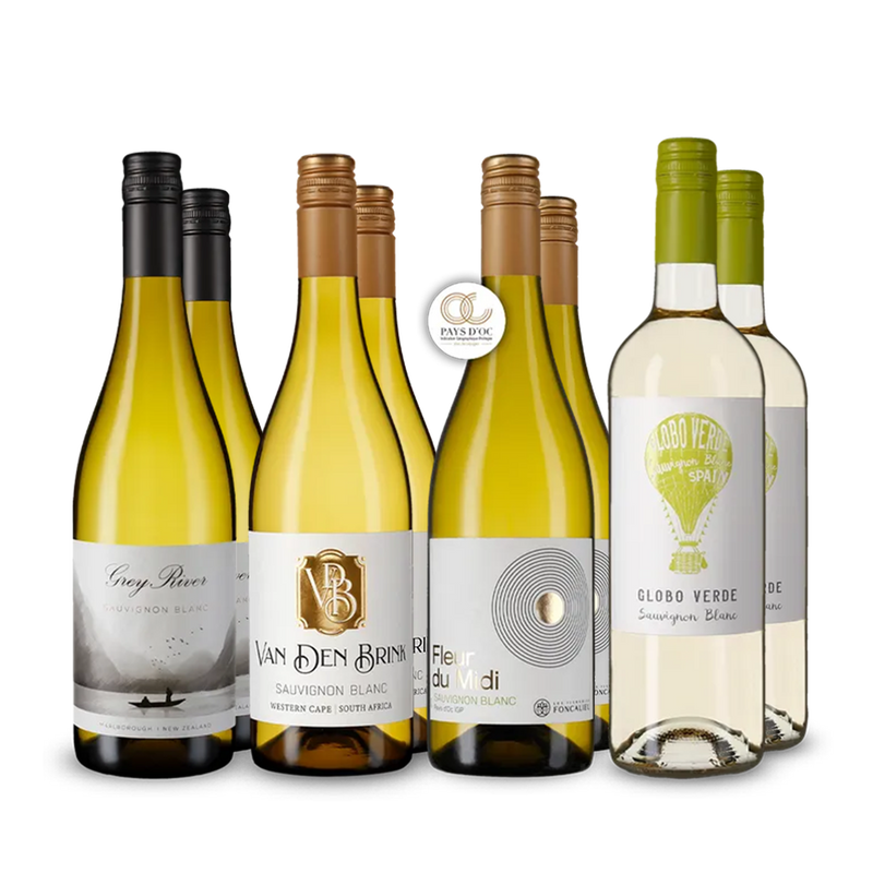 Internationale Sauvignon-Blanc-Hits im 4x2-Paket – Gold