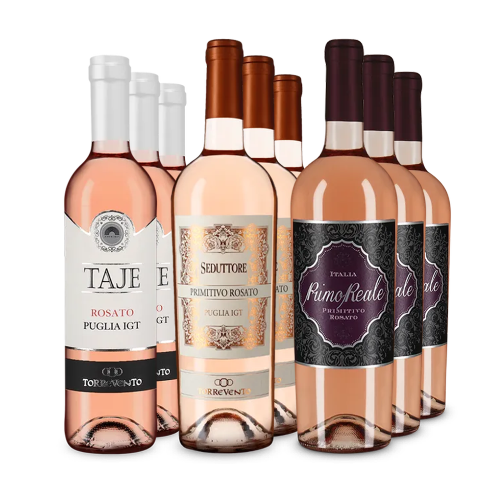 Primitivo-Rosés im 3x3-Vorteilspaket – Gold