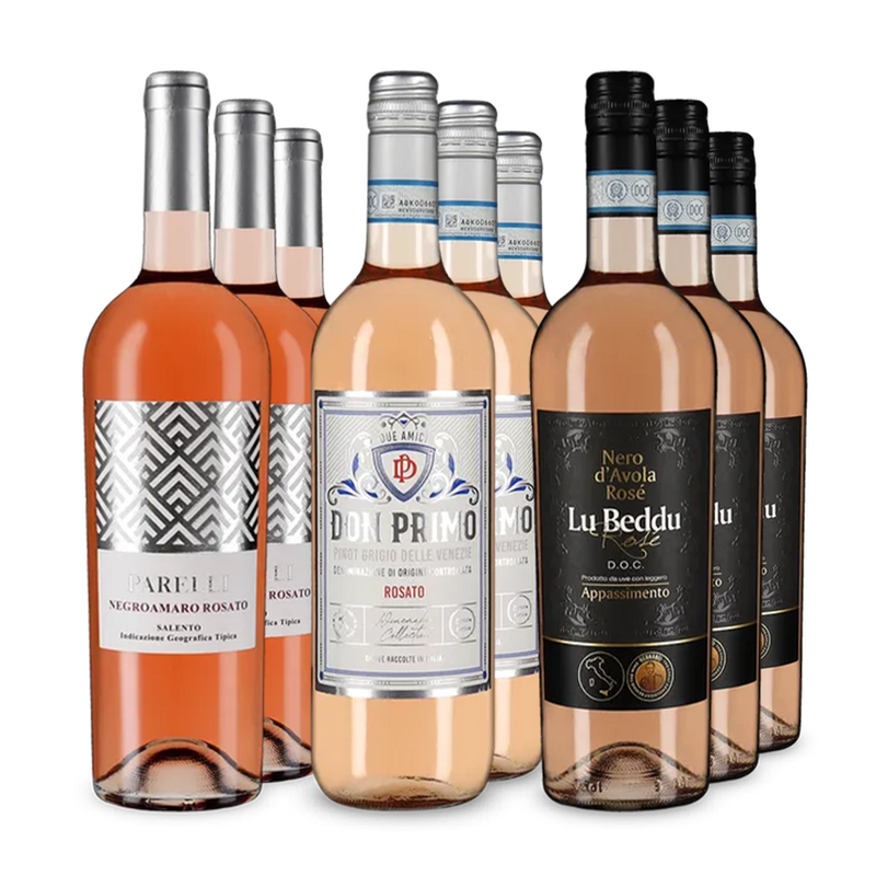 Italienische Rosé-Hits im 3x3-Paket – Gold