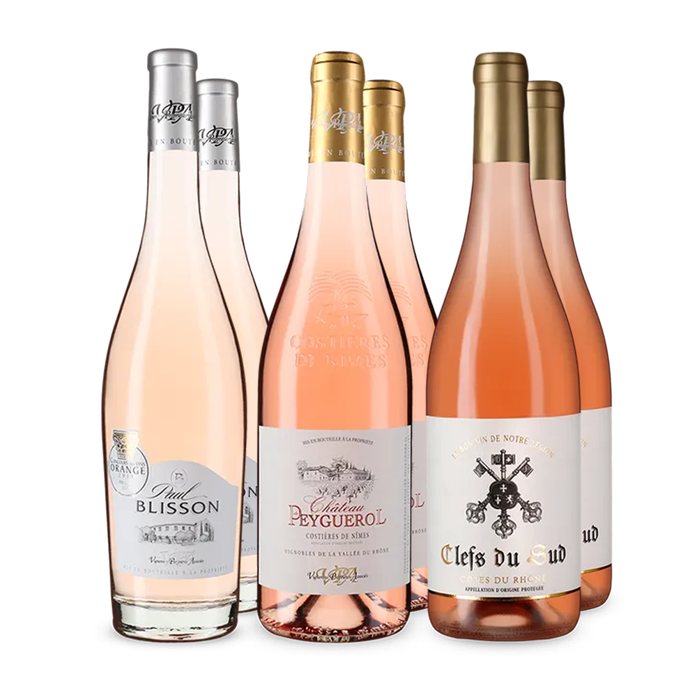 Gold-prämierte Rosés von der Rhône im 3x2-Vorteilspaket – Gold