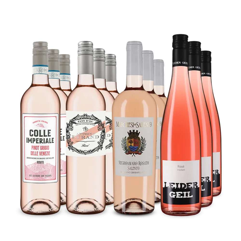 Gold-prämierte Rosé-Stars im 4x3-Paket – Gold