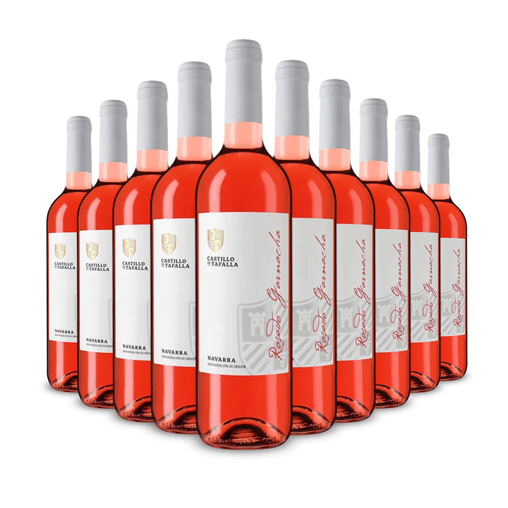 10 Flaschen Castillo De Tafalla Garnacha Rosado  2024 – Gold