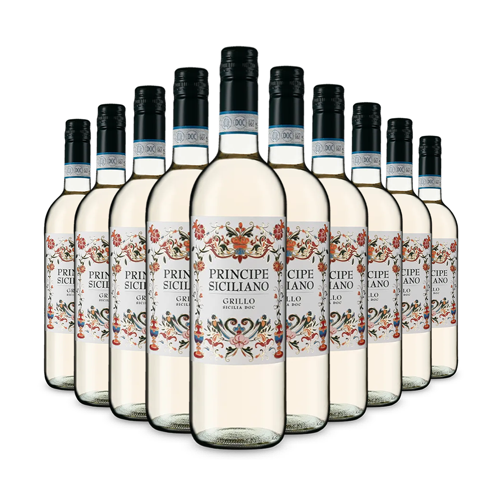 10 Flaschen Grillo Sicilia 2024 – Gold