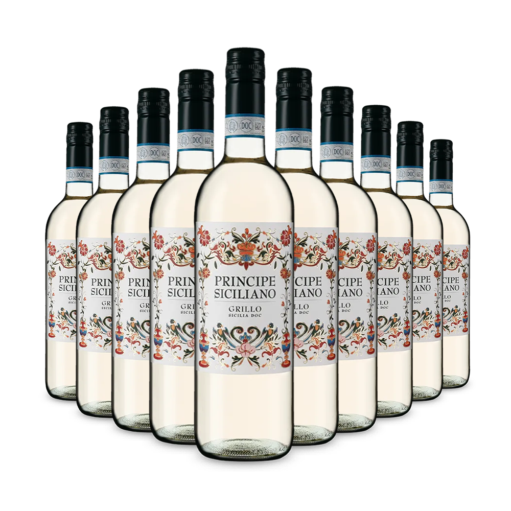 10 Flaschen Grillo Sicilia 2024
