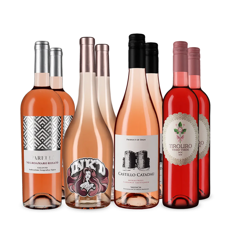 Urlaubs-Rosés aus Südeuropa im 4x2-Vorteilspaket – Gold