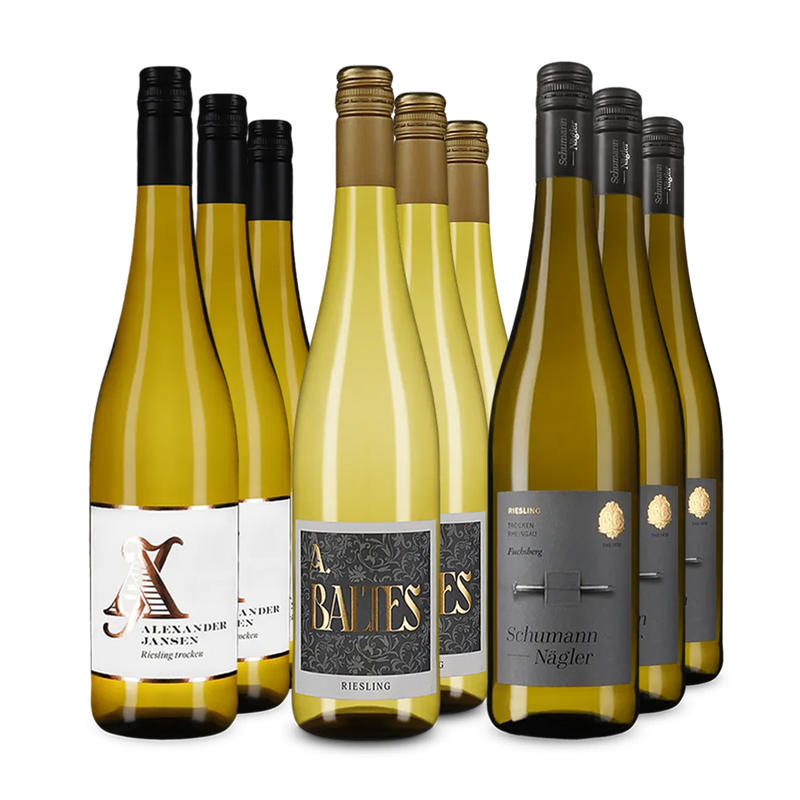 Gold-prämierte Riesling-Stars im 3x3-Paket – Gold