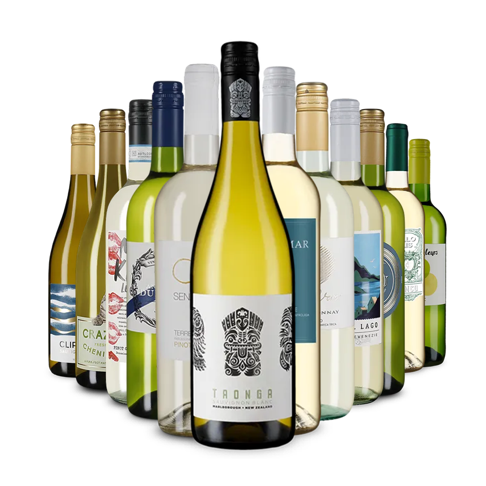 Internationale Weißwein-Stars im 12er-Paket – Gold