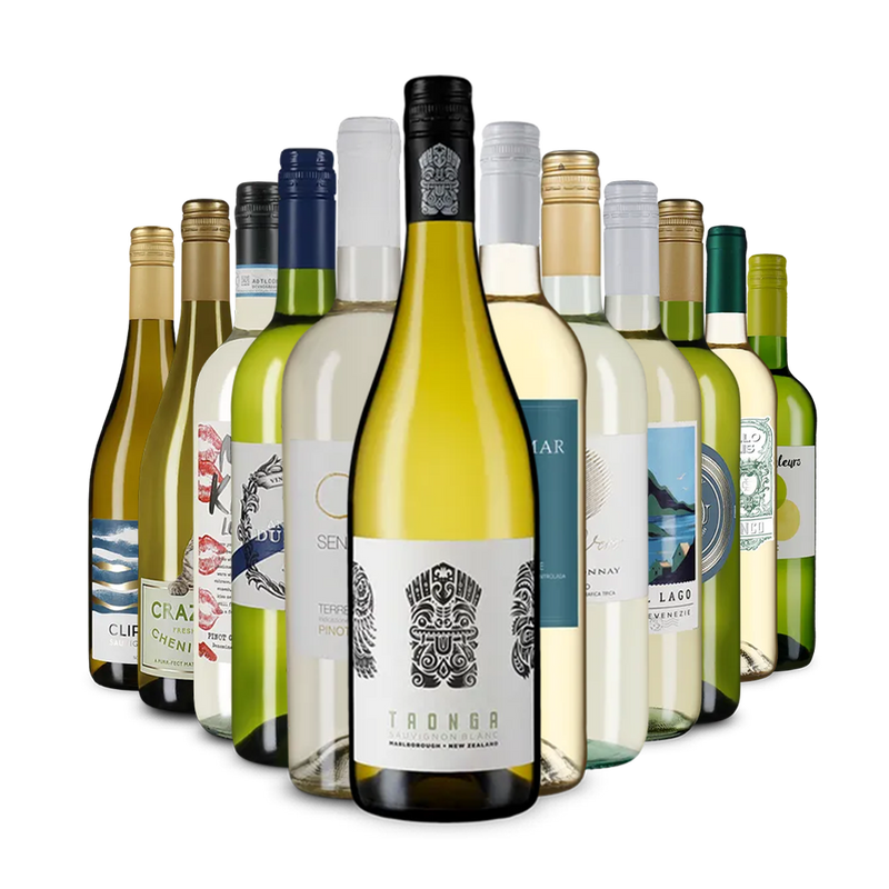 Internationale Weißwein-Stars im 12er-Paket – Gold