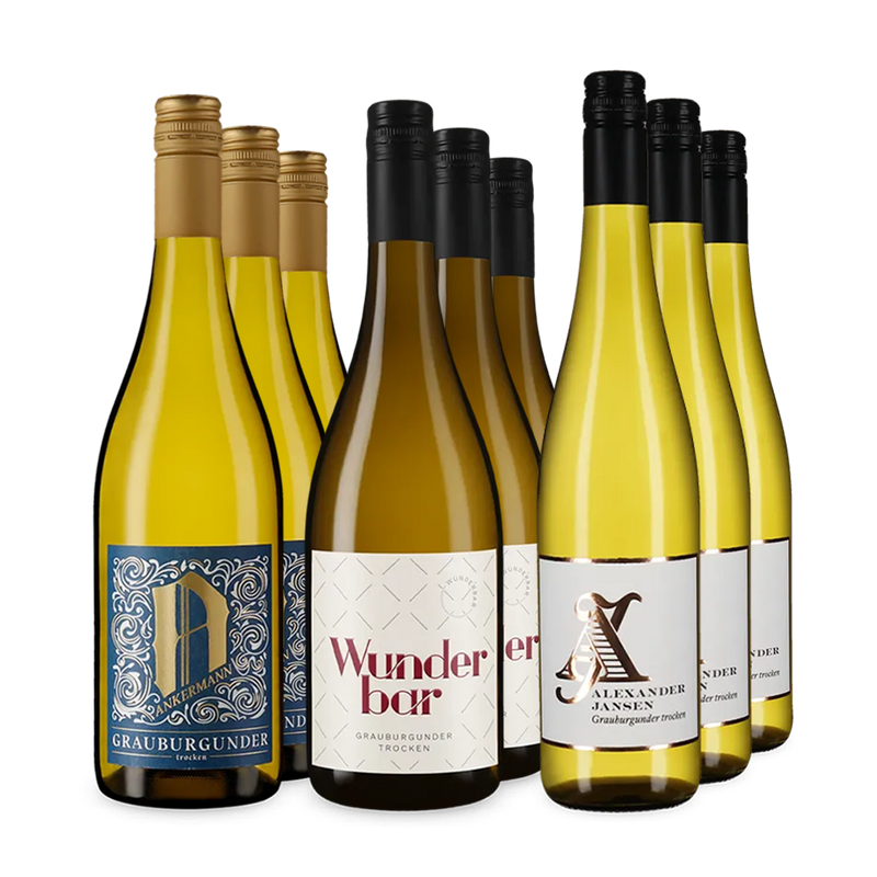 Gold-prämierte Grauburgunder-Hits im 3x3-Paket – Gold
