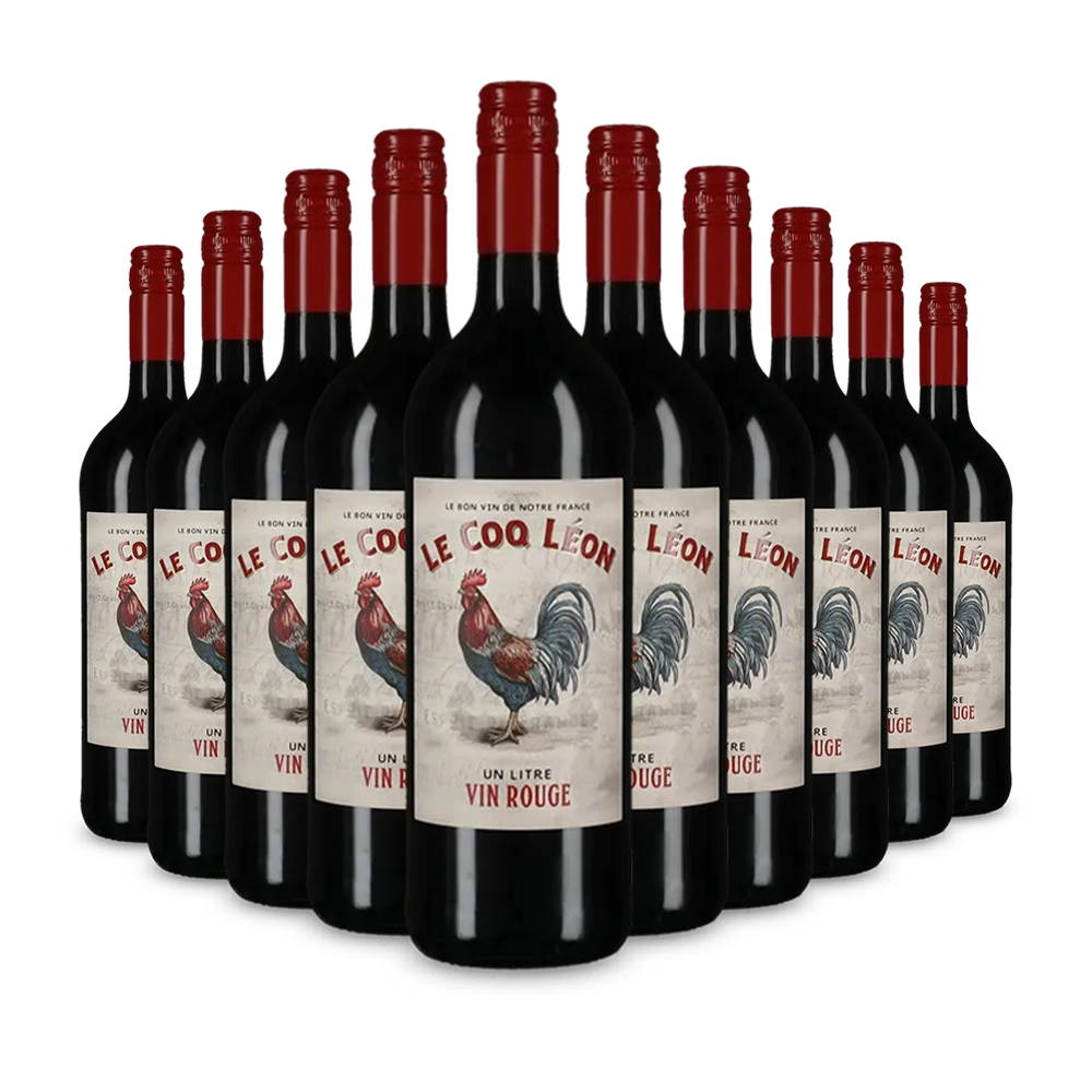 10 Flaschen Un Litre Vin Rouge – Gold