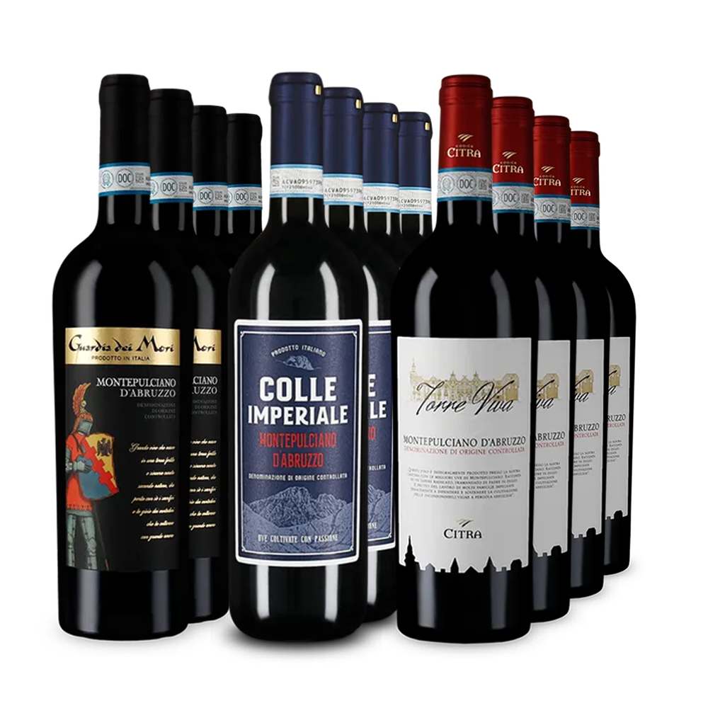 Montepulciano d'Abruzzo XXL: Die Hits im 3x4-Paket – Gold