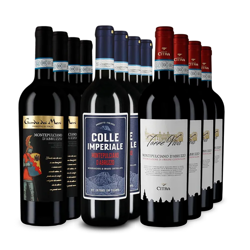 Montepulciano d'Abruzzo XXL: Die Hits im 3x4-Paket – Gold