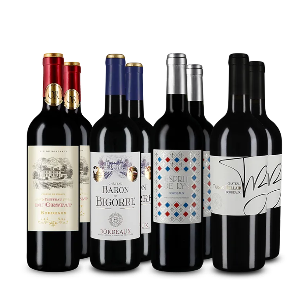 Bordeaux-Stars im 4x2-Paket – Gold