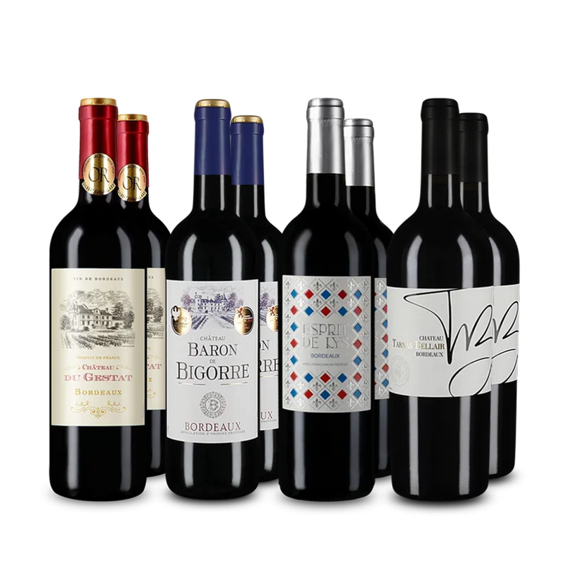 Bordeaux-Stars im 4x2-Paket – Gold