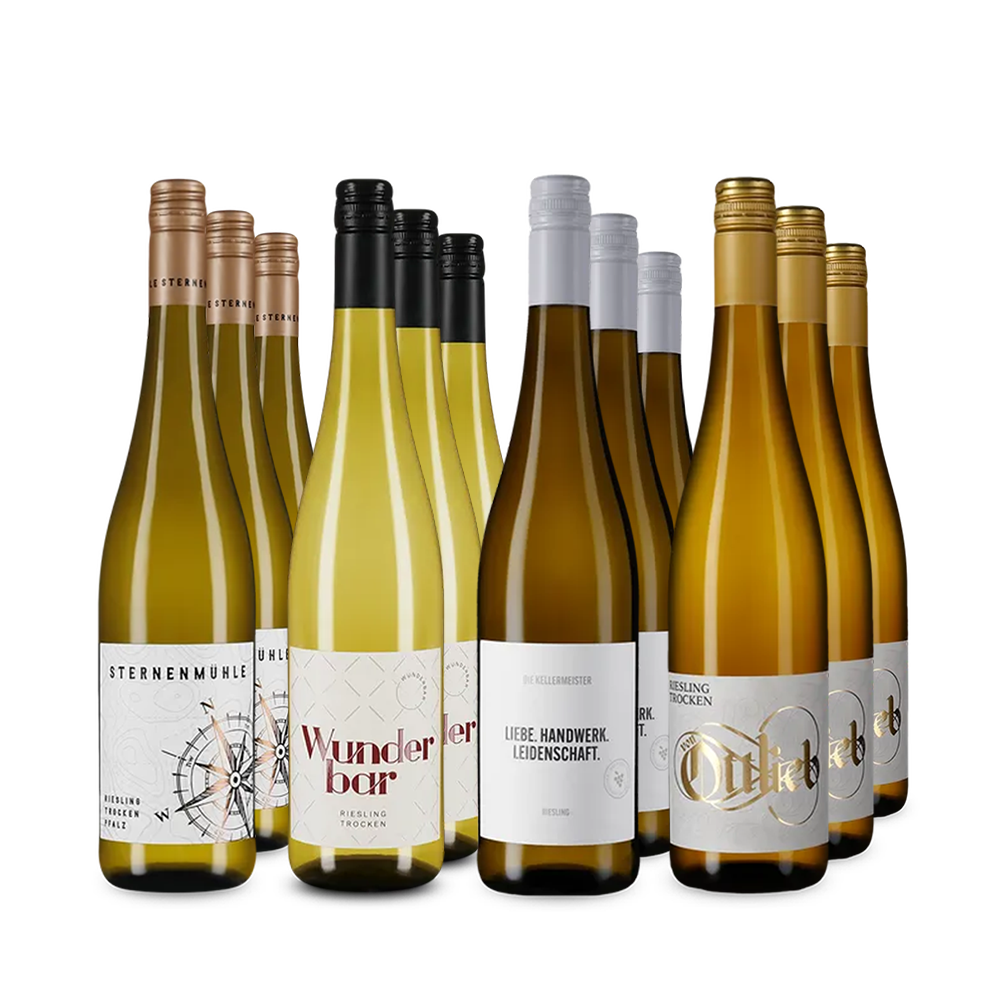 Pfälzer Riesling-Hits im 4x3-Paket – Gold