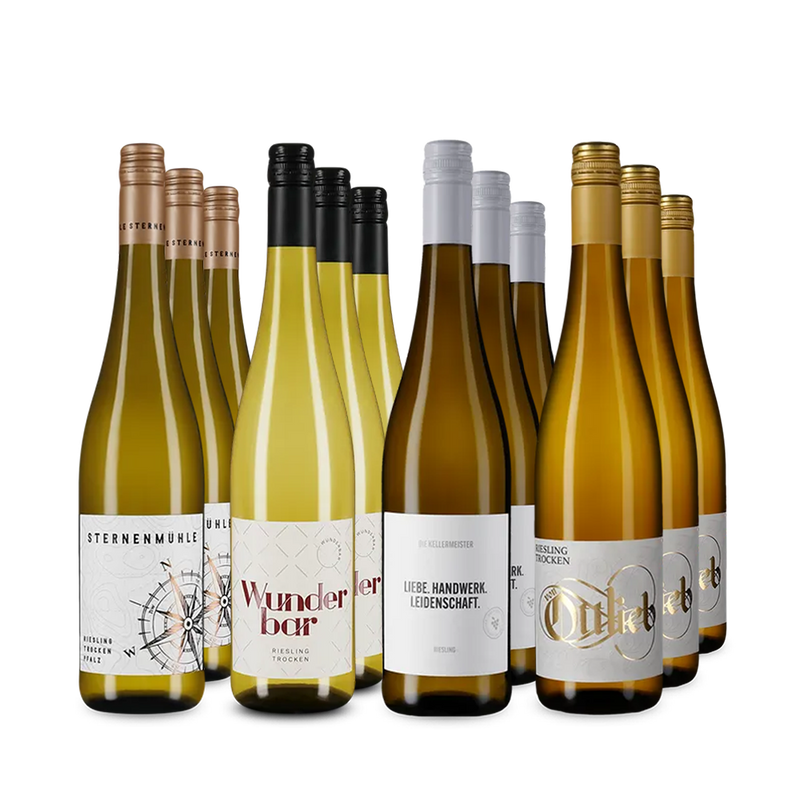 Pfälzer Riesling-Hits im 4x3-Paket – Gold