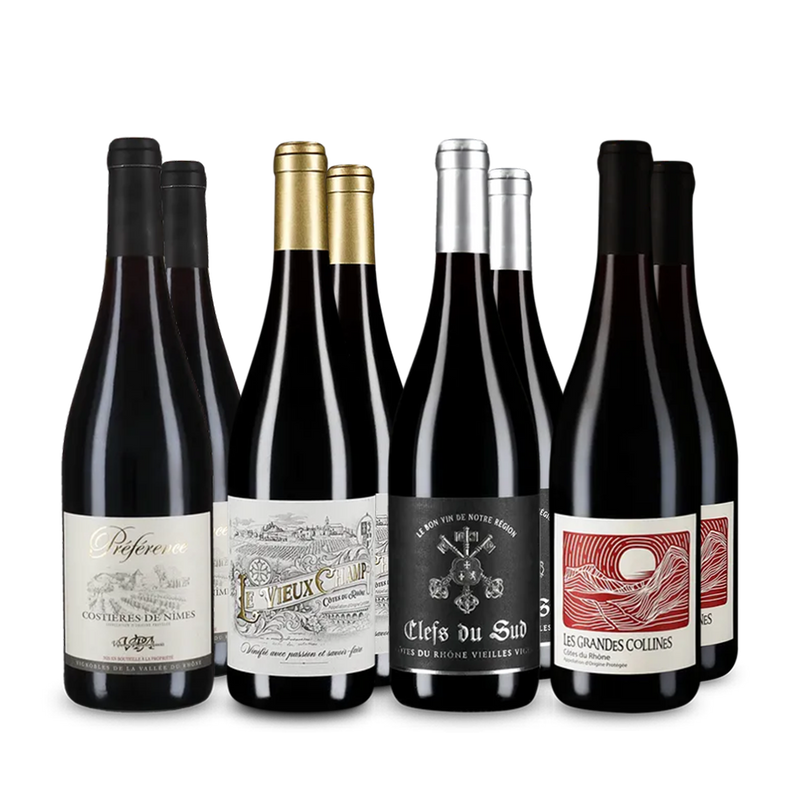 Rotwein von der Rhône: Die Hits im 4x2-Paket – Gold
