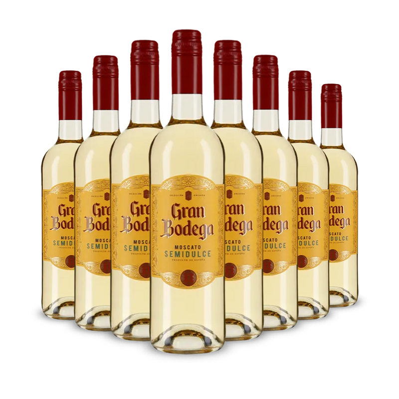 8 Flaschen Moscato semidulce 2024 – Gold