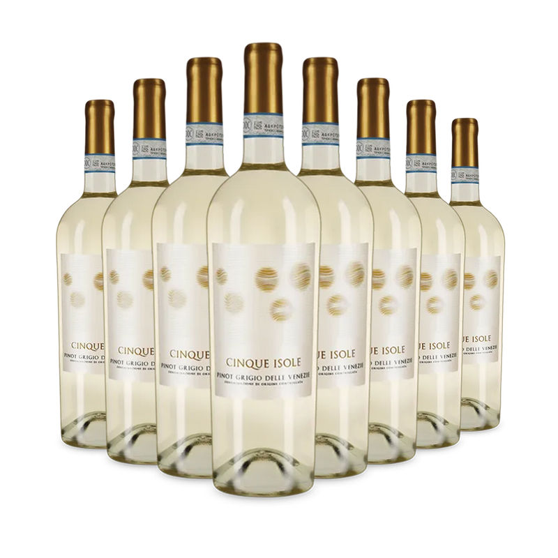 8 Flaschen Pinot Grigio delle Venezie 2024 – Gold