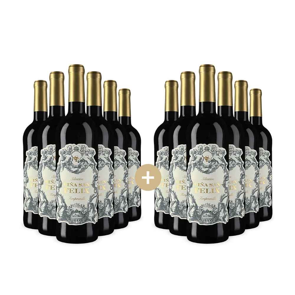 6+6 Flaschen Tempranillo Selección 2024 – Gold