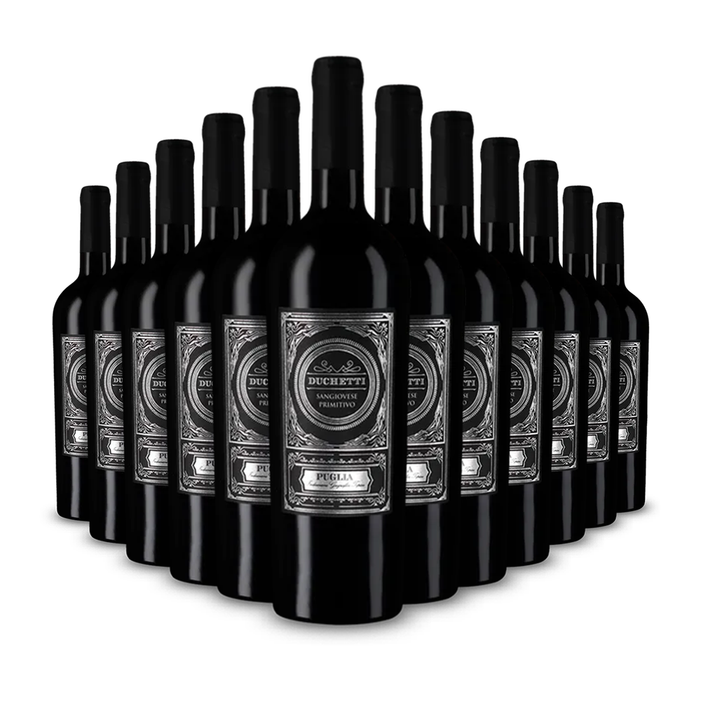 12 Flaschen Duchetti Sangiovese Primitivo 2024 – Gold