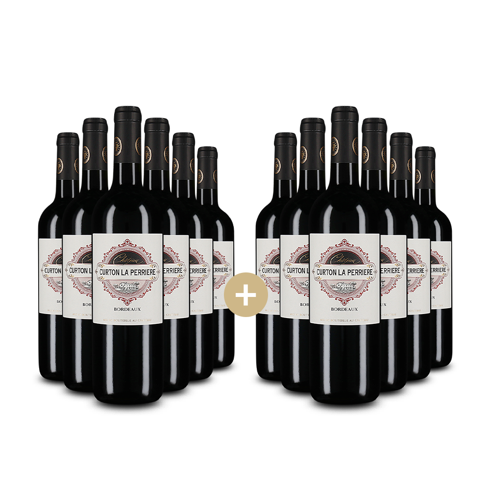 6+6 Flaschen Bordeaux 2020 – Gold