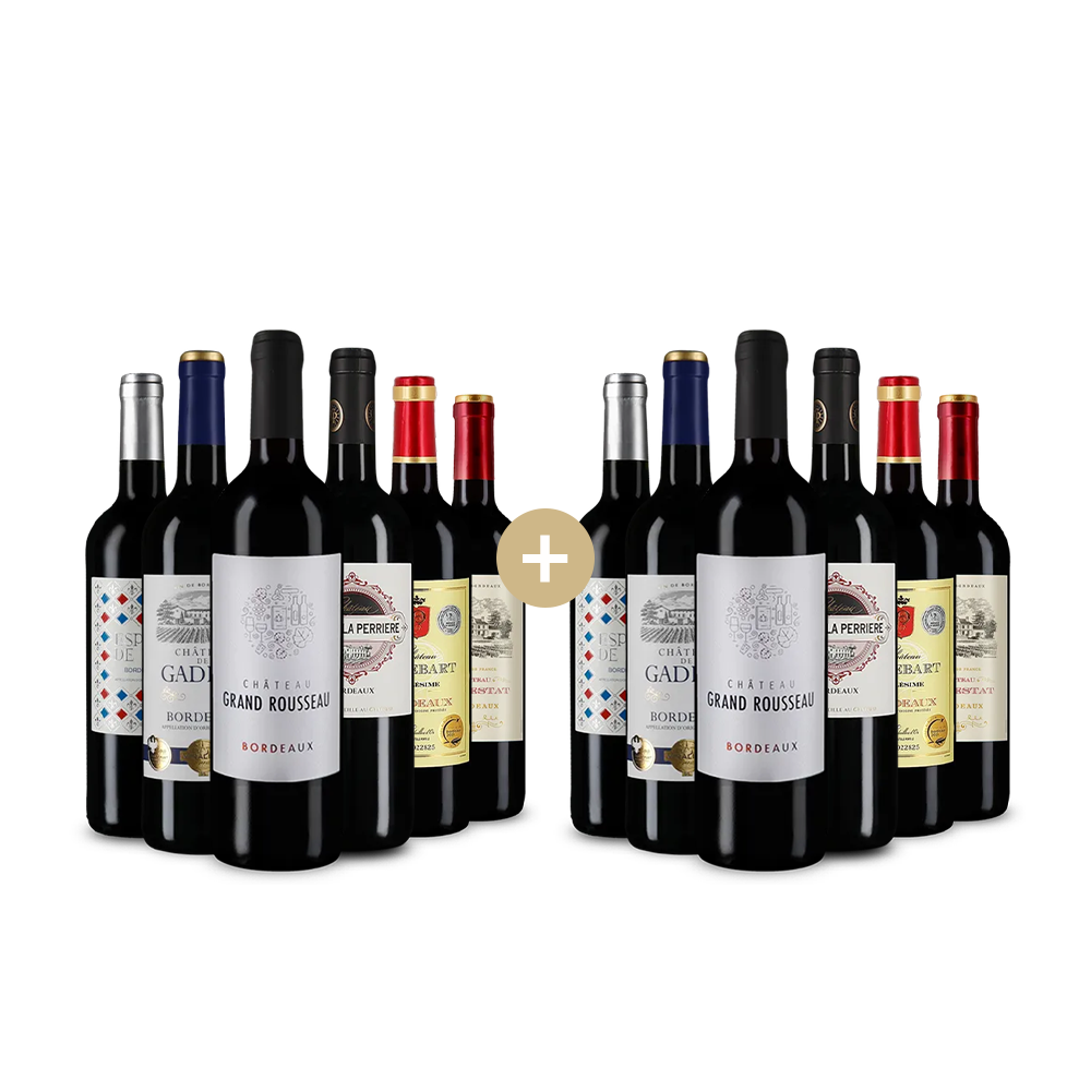 6+6 Flaschen: Bordeaux-Hits – Gold