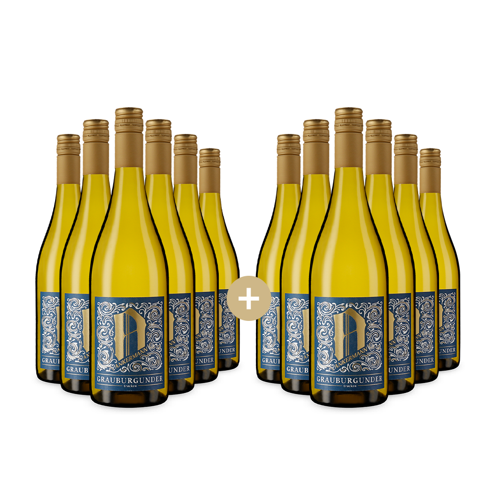 6+6 Flaschen Grauburgunder trocken 2025 – Gold