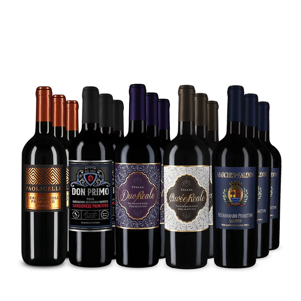 Primitivo XXL: Gold-prämierte Stars im 5x3-Paket – Gold