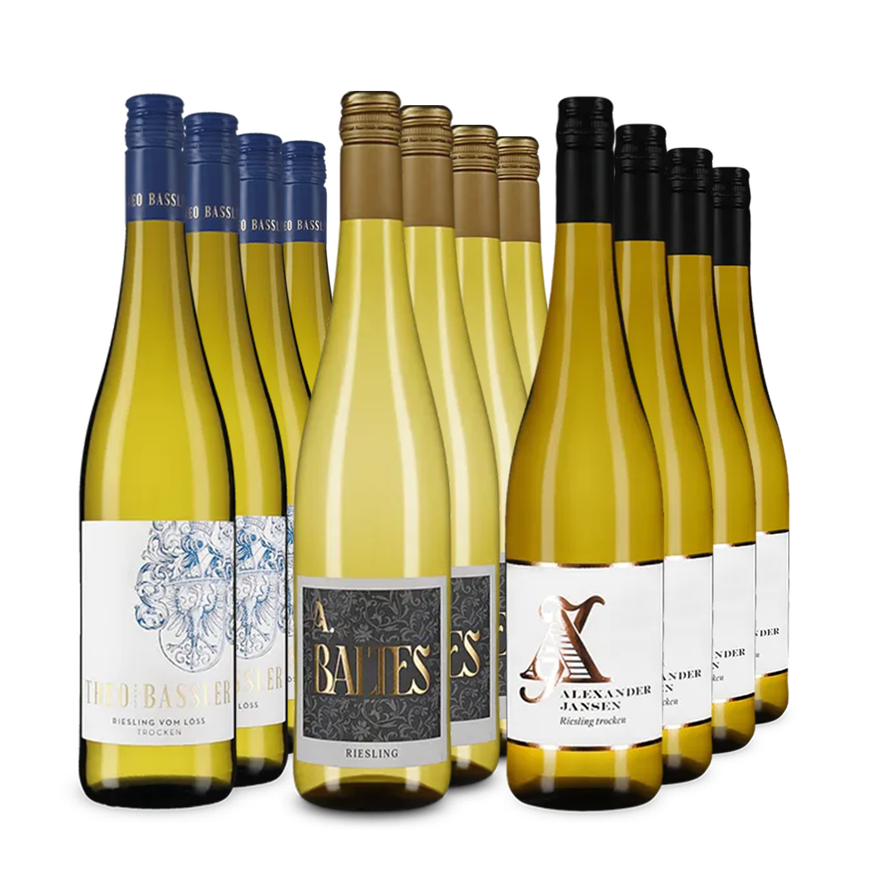 Pfälzer Riesling-Hits im 3x4-Paket – Gold